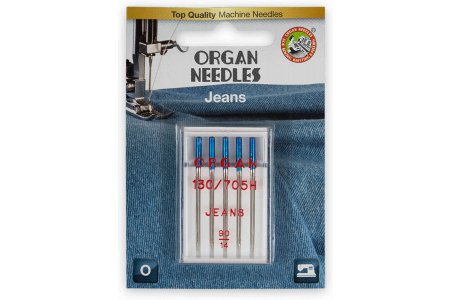 Иглы для швейной машины ORGAN Джинс №90, 5шт