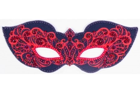 Набор для шитья и вышивания Матренин посад карнавальная маска Леди в красном, 25*30см