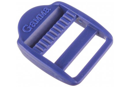 Пряжка регулировочная GAMMA пластик, синий (220), 19мм