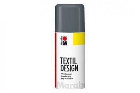 Краска для ткани MARABU Textil Design аэрозольная, графит, 150мл