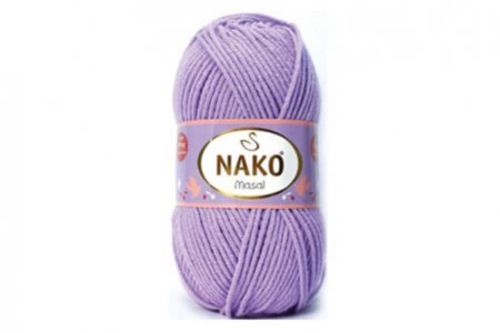 Пряжа Nako Masal светло-сиреневый (11871), 100%акрил, 165м, 100г