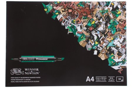 Альбом-склейка для маркеров WINSOR&NEWTON 29.7x21см,  50листов
