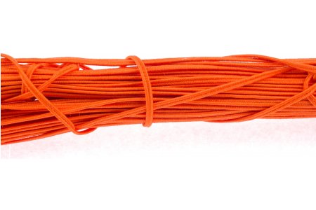 Тесьма отделочная сутаж (шнур отделочный), оранжевый, 2,5мм, 1м
