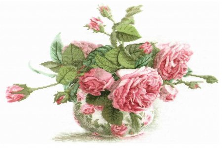 Набор для вышивания крестом РТО Романтические розы, 38*30см