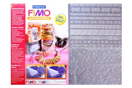 Текстурные листы FIMO, Аккуратный шнур, декоративная отделка, 16,8*15см