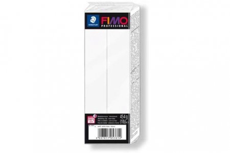 Полимерная глина FIMO Professional, белый (0), 454г