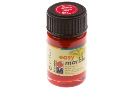 Краска для марморирования MARABU Easy marble вишневый (031), 15мл