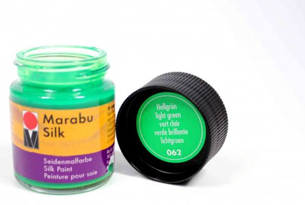 Краска для шелка MARABU Silk светло-зеленый (062), 50мл