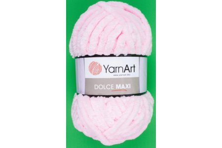 Пряжа YarnArt Dolce MAXI светло-розовый (750), 100%микрополиэстер, 70м, 200г