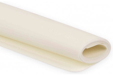 Фоамиран FIORICO пластичная замша, белый (01), 1мм, 60*70см