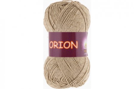 Пряжа Vita cotton Orion бежевый (4572), 77%хлопок мерсеризованный/23%вискоза, 170м, 50г