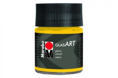 Витражная краска Marabu GlasArt, желтый (420), 50мл