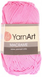 Пряжа YarnArt Macrame светло-розовый (147), 100%полиэстер, 130м, 90г
