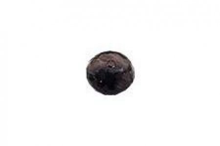 Бусина акриловая ZLATKA Шар граненный темно-коричневый (868), 15*25мм