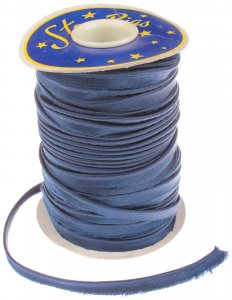 Кант атласный Satin Bias, синий(2194), 12мм, 1м