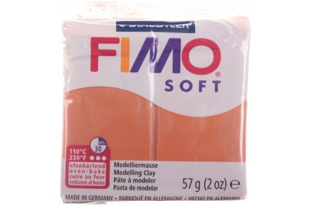 Полимерная глина FIMO Soft, коньяк (76), 57г
