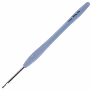 Крючок для вязания HOBBY&PRO с резиновой ручкой, d3,5мм