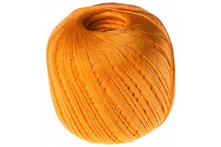 Пряжа Семеновская Lily абрикос (154), 100%мерсеризованный хлопок, 392м, 100г