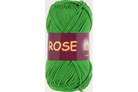 Пряжа Vita cotton Rose молодая зелень (3935), 100%хлопок, 150м, 50г