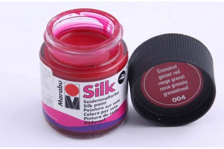 Краска для шелка MARABU Silk гранат (004), 50мл
