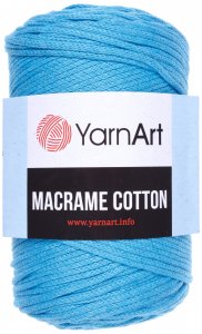 Пряжа YarnArt Macrame cotton бирюзовый (763), 85%хлопок/15%полиэстер, 225м, 250г