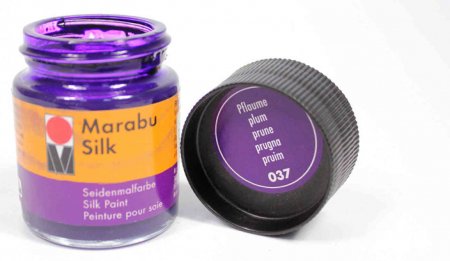 Краска для шелка MARABU Silk слива (037), 50мл