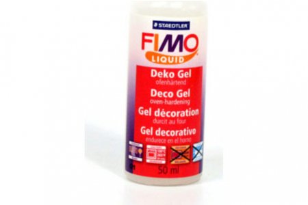 FIMO Liquid в печке запекаемый декоративный гель, прозрачный, 50 мл бутылка 