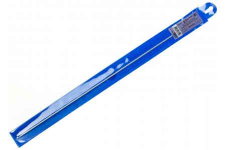 Крючок GAMMA для тунисского вязания, металлический, d2,5мм, 36см