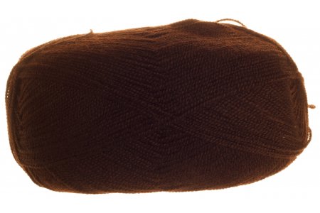 Пряжа Семеновская Karolina темно-коричневый (0058), 100%акрил, 438м, 100г
