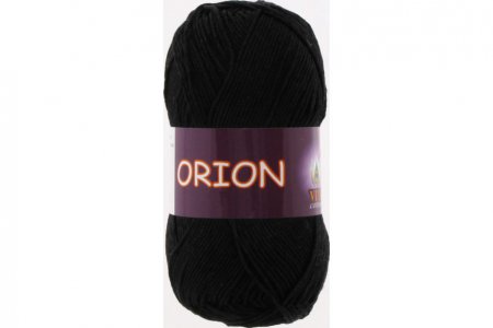 Пряжа Vita cotton Orion черный (4552), 77%хлопок мерсеризованный/23%вискоза, 170м, 50г