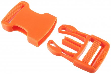 Пряжка-замок(фастекс) GAMMA пластик, оранжевый (006), 25мм