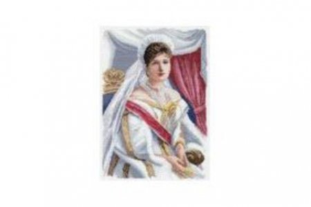 Канва с рисунком для вышивки крестом МАТРЕНИН ПОСАД Императрица Александра Федоровна, 27*40см