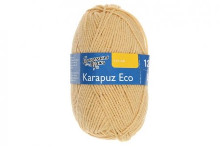 Пряжа Семеновская Karapuz Eco светло-бежевый (0017), 90%детский акрил/10%капрон, 125м, 50г