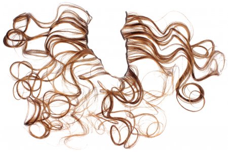 Волосы для кукол Трессы кудри №9, длина волос 40см, ширина 50см