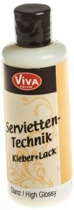 Клей-лак для декупажа VIVA Servietten Lack, глянцевый (001), 82мл
