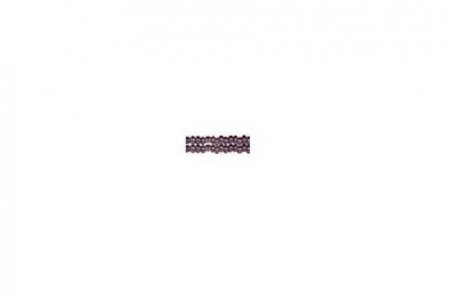 Бисер китайский круглый Zlatka 11/0 прозрачный/радужный с цветной серединкой лиловый (2230), 100г