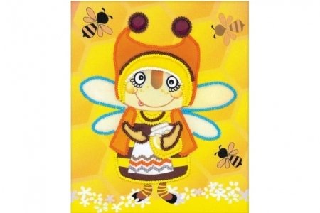 Набор для вышивания бисером РИОЛИС(Сотвори Сама) Бабушка Пчела, 15*18см