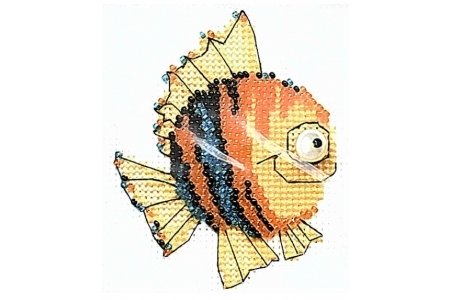Набор для вышивания бисером РИОЛИС (Сотвори Сама) Рыбка, 10*10см