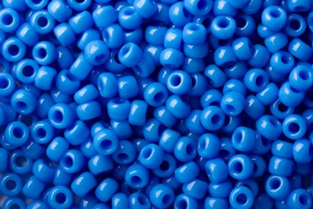 Бисер японский круглый ТОНО 10/0 непрозрачный/классические цвета темно-голубой (43d), 10г