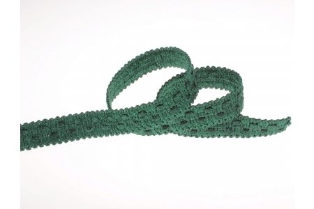 Лента декоративная МИЛИ ТЕКС, зеленый(75), 11мм, 1м
