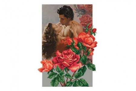 Набор для вышивания бисером МАТРЕНИН ПОСАД Розы любви, 25*35см