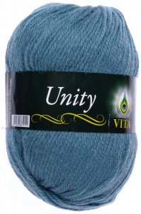 Пряжа Vita Unity Light дымчато-голубой (6205), 52%акрил/48%шерсть, 200м, 100г