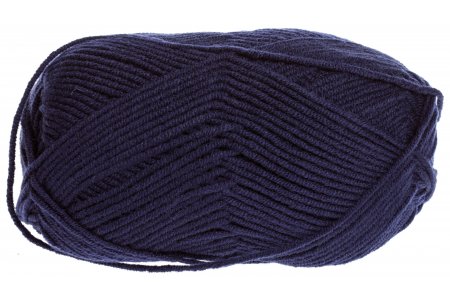 Пряжа Семеновская A-elita quatro (Аэлита кватро) темно-синий (59), 50%шерсть/50%акрил, 190м, 100г