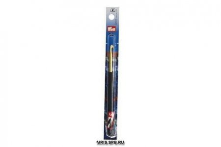 Крючок для вязания PRYM с цветной ручкой, алюминиевый, d4,5мм, 14см