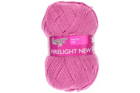 Пряжа Семеновская Firelight NEW флокс-розовый, 93%акрил/7%метанит, 394м, 100г