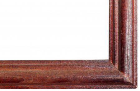 Рамка для вышивки ЗЕБРА деревянная со стеклом, коричневый, 13*18см