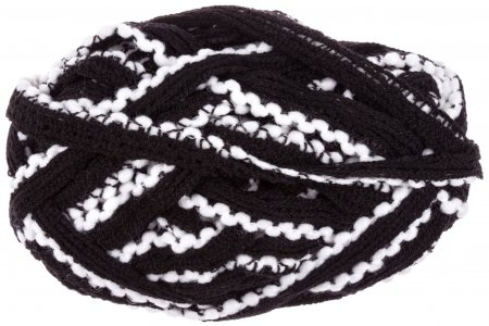 Пряжа Alize Dantela Wool черный-белый (1510), 70%акрил/30%шерсть, 20м, 100г