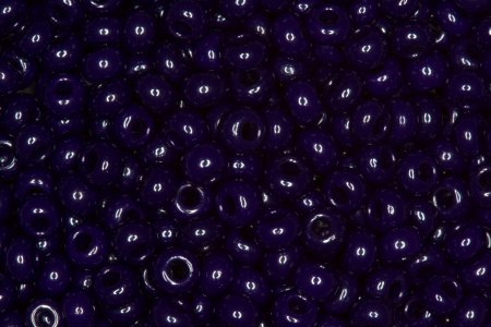 Бисер чешский круглый PRECIOSA 10/0 непрозрачный/глянцевый темно-синий (33080), 50г