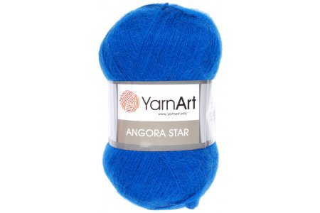 Пряжа Yarnart Angora Star ультрамарин (152), 20%шерсть/80%акрил, 500м, 100г