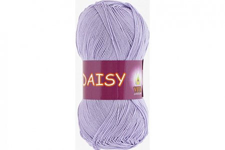 Пряжа Vita cotton Daisy светло-сиреневый (4416), 100%мерсеризованный хлопок, 295м, 50г